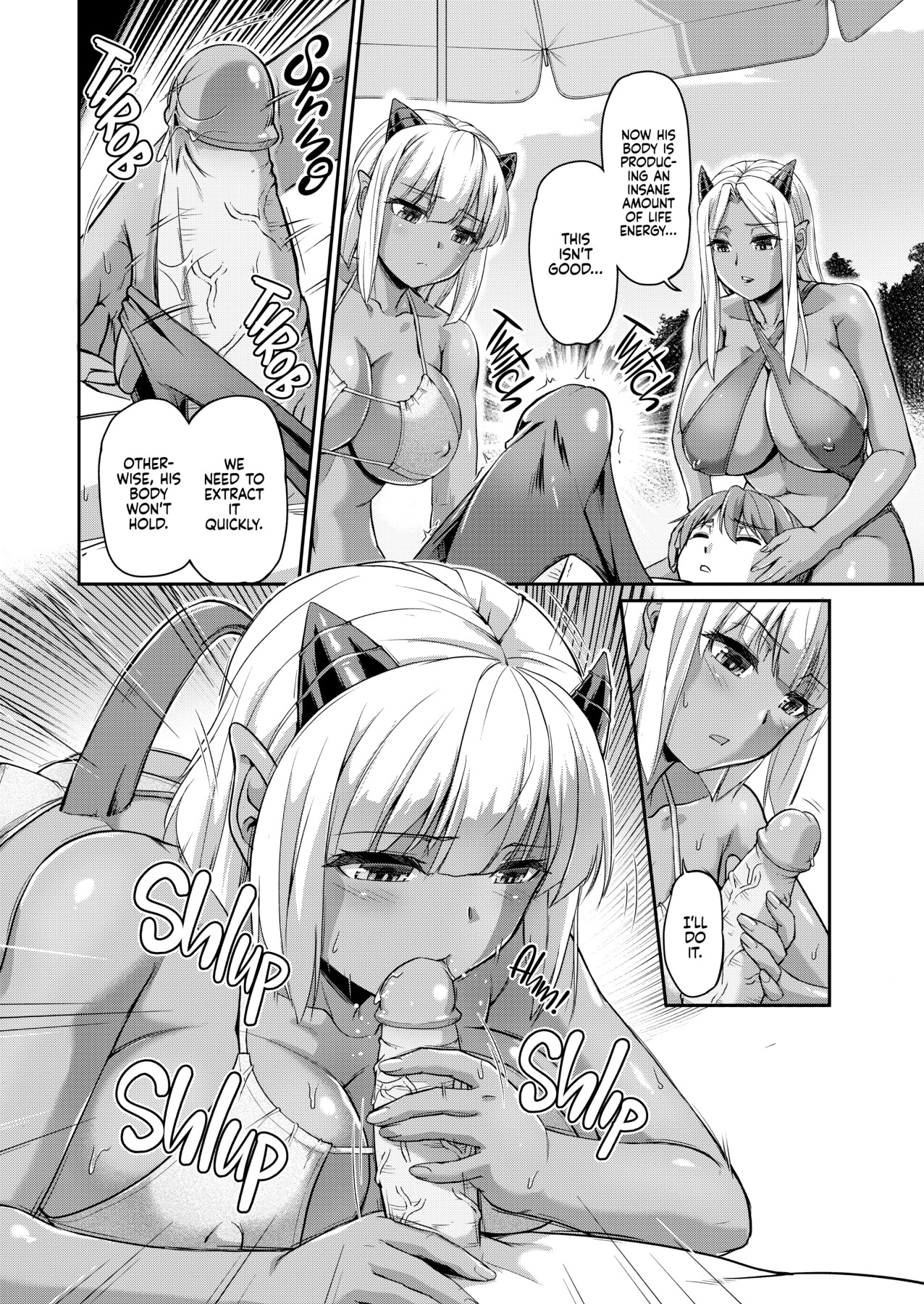 Hentai Manga Comic-Daily Life at the Monster Girl Manor-Read-145